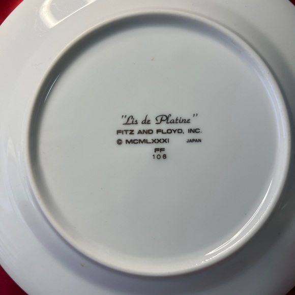 2 Fitz & Floyd Bread Butter Plates 6 1/2" EXC: Multiples. - Picture 7 of 7